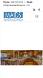 Mobile Screenshot of maidssantamonica.com